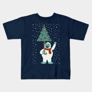 YETI CHRISTMAS Kids T-Shirt